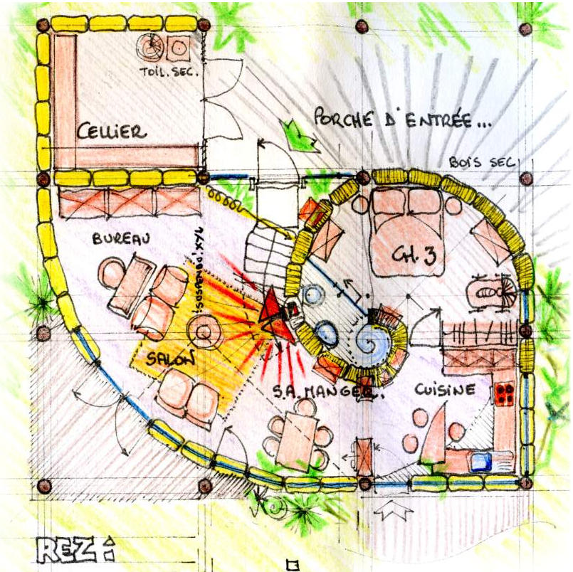Plan du rez de chaussée
